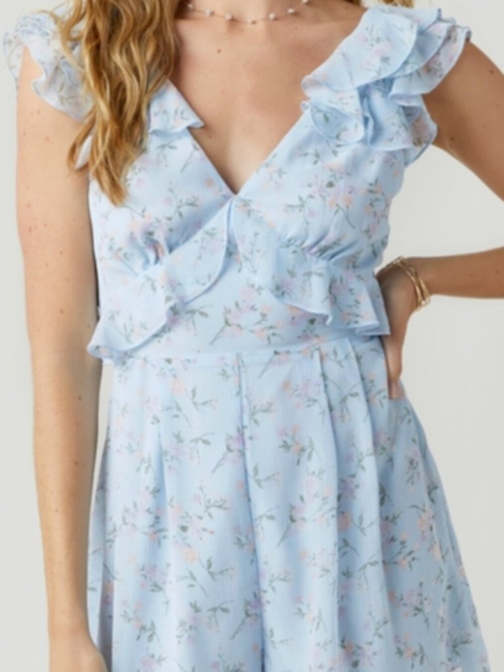 Francesca's floral romper